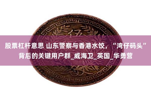 股票杠杆意思 山东警察与香港水饺，“湾仔码头”背后的关键用户群_威海卫_英国_华勇营