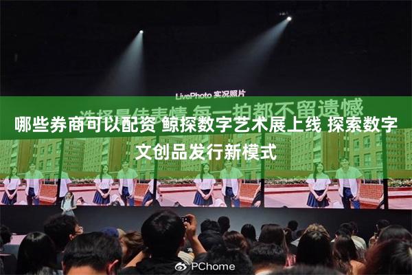 哪些券商可以配资 鲸探数字艺术展上线 探索数字文创品发行新模式
